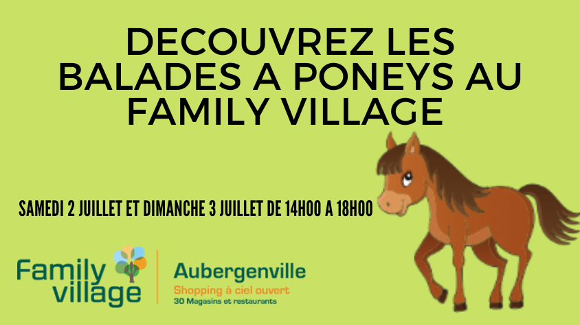 Les balades à poneys