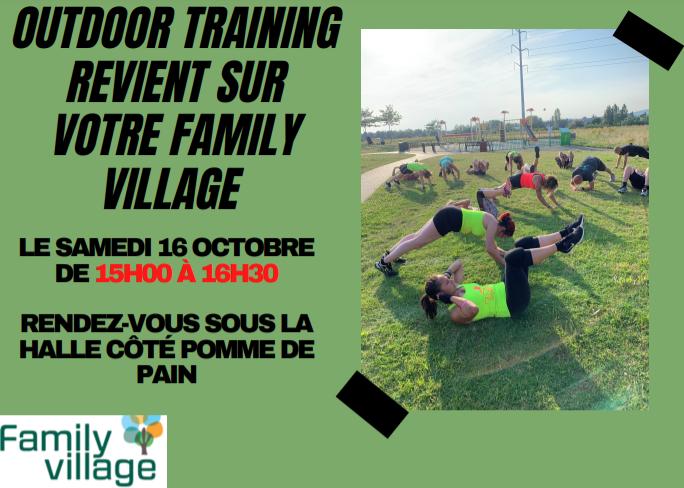 Outdoor Training revient sur le Family Village